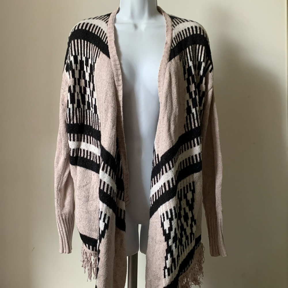 AEO beige cardigan